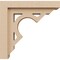 Ekena Millwork 3"W x 12"D x 12"H Thin Sheridan Rough Cedar Woodgrain TimberThane Corbel, Primed Tan CORUR03X12X12SHERCPR - alternate 5